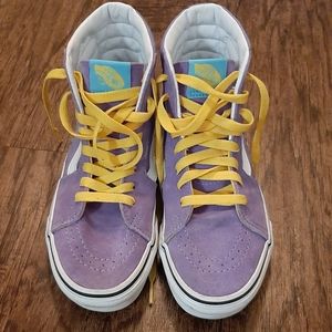 Vans Sk8-Hi, Lisa Simpson for President. Men's size 5/ Women's size 6.5